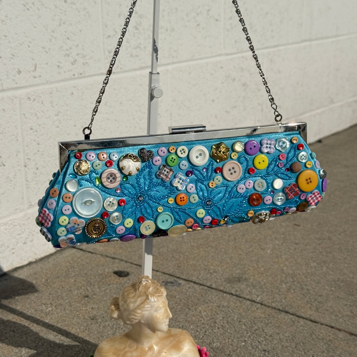 The Button Baguette Bag