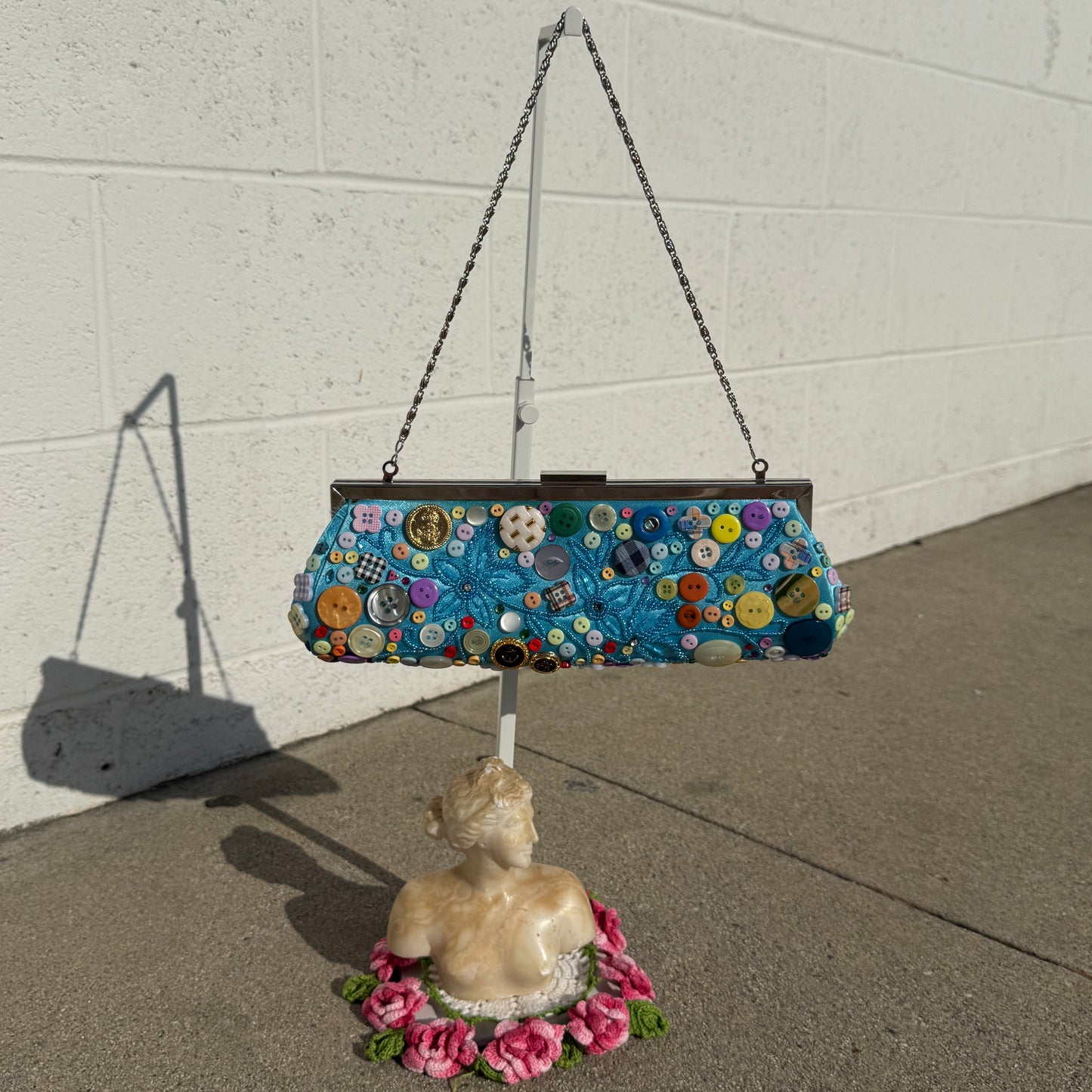 The Button Baguette Bag