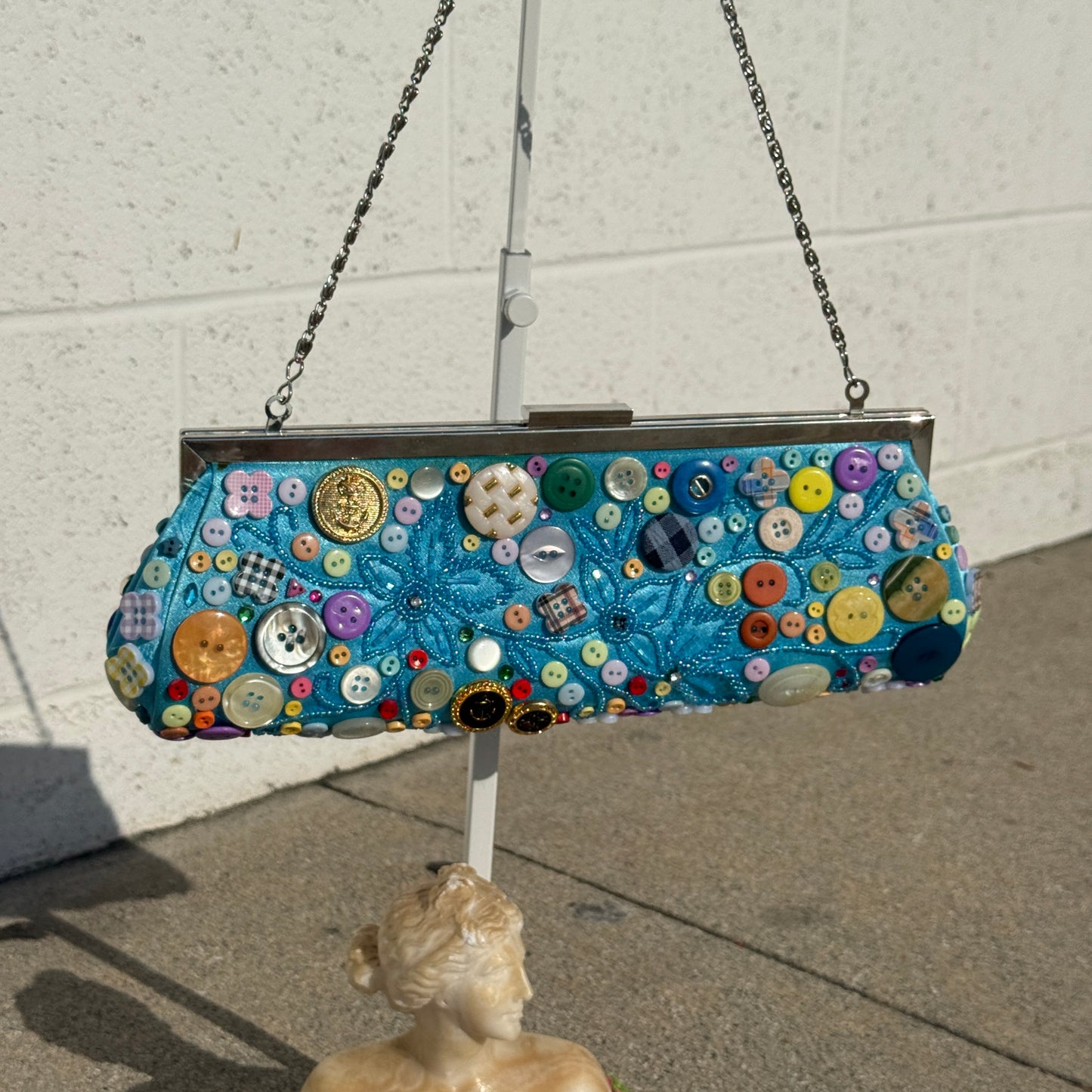 The Button Baguette Bag