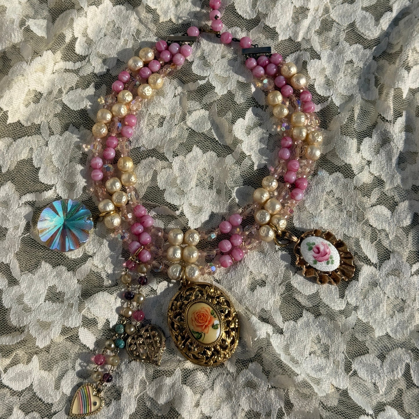 Roses in Love Necklace