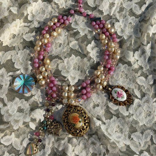 Roses in Love Necklace